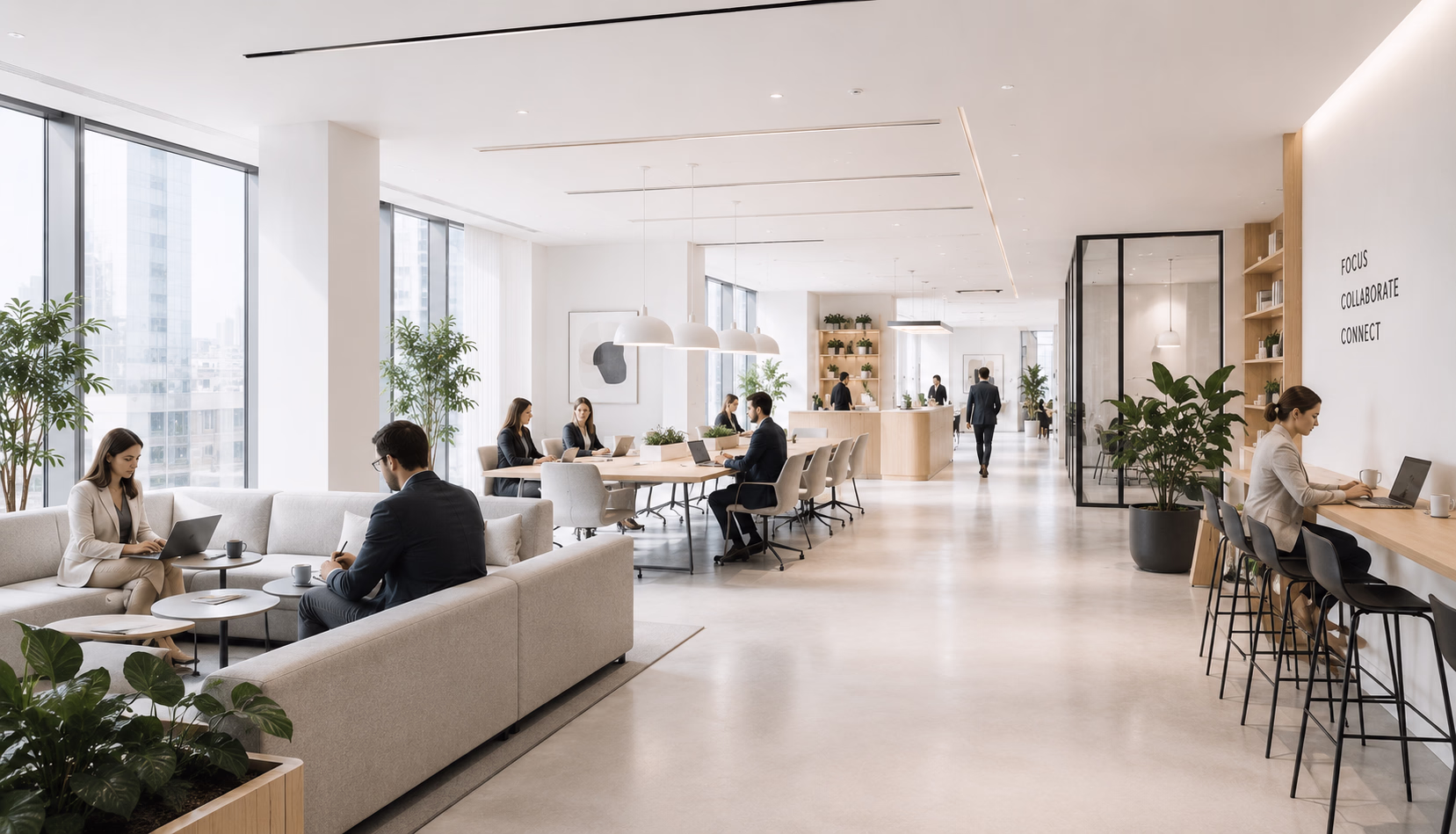 Flexible & Hybrid Workspace Solutions — consultanță imobiliară comercială, 4Biz Properties.