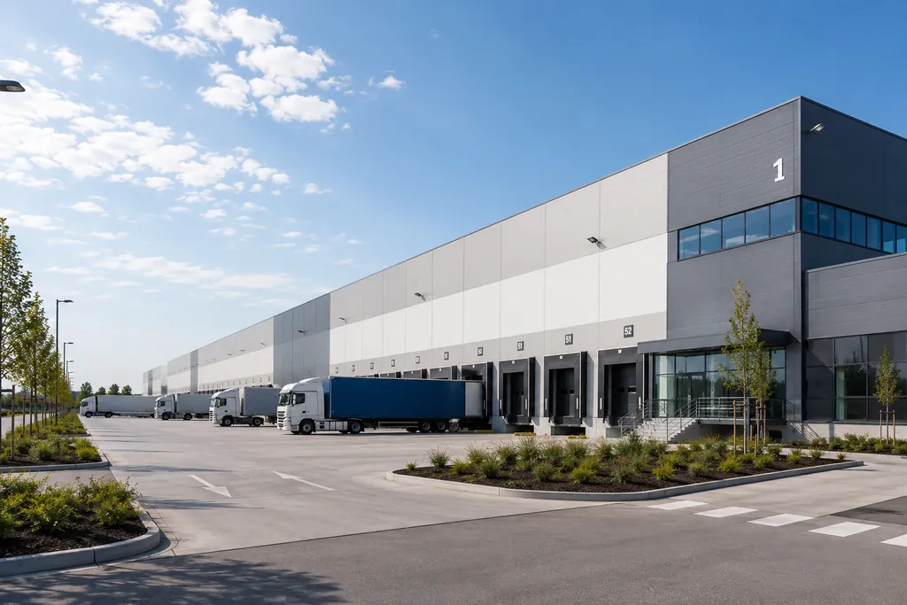 Hală logistică și industrială modernă
